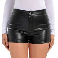 Damen PU Leder Shorts Sexy