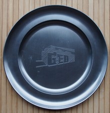 Zinnteller GdED Gewerkschaft der Eisenbahner Deutschland