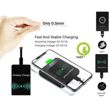 Wireless Adapter Charger Receiver For AndroidCType-c Receiver Charging ♎