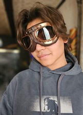 Chrombrille Motorradbrille