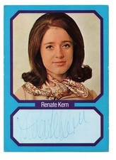 Autogrammkarte Renate Kern -