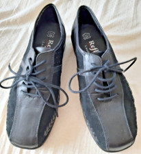 Schuhe, schwarze Halbschuhe zum Schnüren, Gr. 37, Weite G, Reflexan Laufkomfort