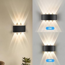 MODERN LED WANDLEUCHTE WANDLAMPE FLUR STRAHLER UP DOWN INNEN 6/8W LEUCHTE DHL