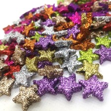 144 x Sterne 1.7 cm Glitzer