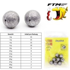 Kugelblei 2g - 40g | Angelblei