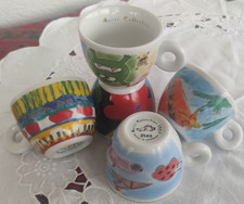 5 ILLY AMICI ESPRESSO TASSEN Collection SWISS KIDS 1997 mit Namen der Künstler