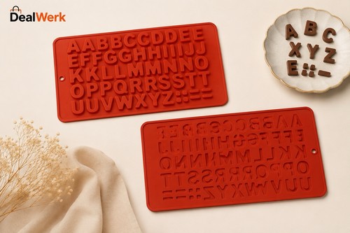 Premium alphabet silikonform - alphabet,