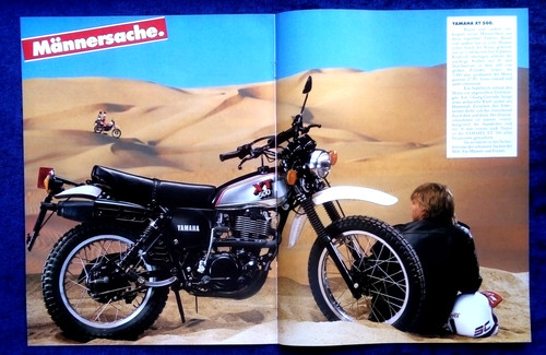 Yamaha prospekt 1985 xt 350 - prospekt,