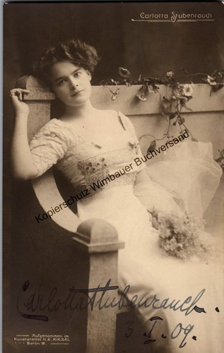 Original autogramm carlotta - autogramm,