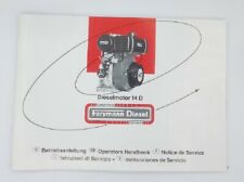 Original Betriebsanleitung Dielselmotor 14 D Farymann Diesel Handbuch Bedienung