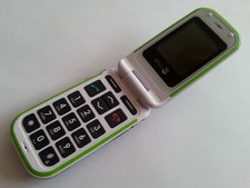 DORO PHONE EASY 410gsm SCHWARZ-WEISS TOP+OVP+VIELE EXTRAS+RECHNUNG+DHL VERSAND