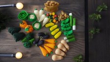MINI Vegan 3D Essbar Zucker Gemüse Gartenarbeit Geburtstag Schrebergarten Peter Hase