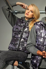 DAMEN TARNFARBEN GEPOLSTERTER