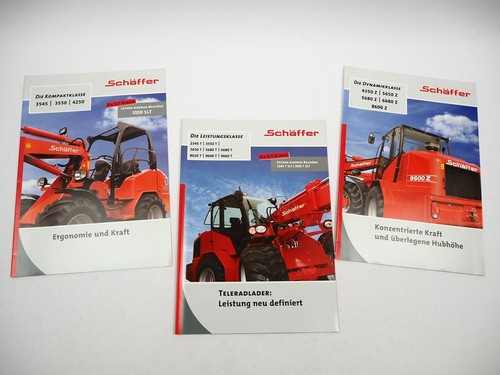 Original prospekt schäffer - 3x,