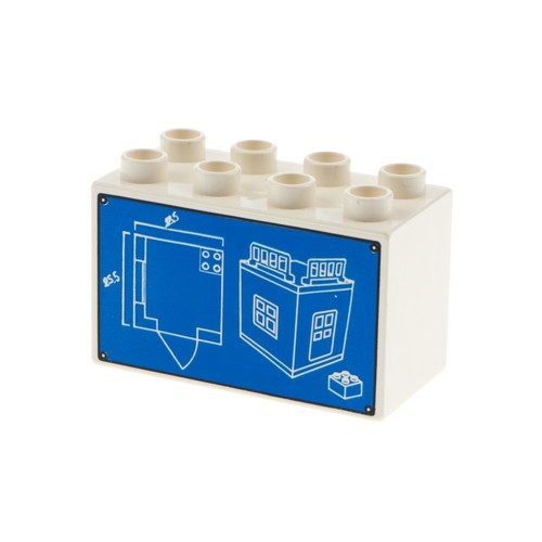 Lego duplo bau stein - 1x,