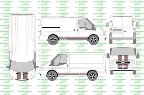 Ford transit sportstreifen - ford,