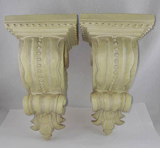 2er Set Kombi  Blumensockel Gardinenstangenhalter Vintage Design