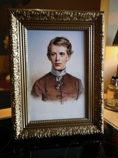 Gemälde Fotodruck auf Leinwand Kronprinz Rudolf edel gerahmt Neuwertig