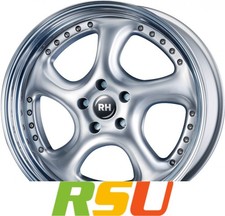 RH Alurad Turbo P silber Horn hochglanz poliert 8.5x18" ET63 LK5 112 ML 158 A...