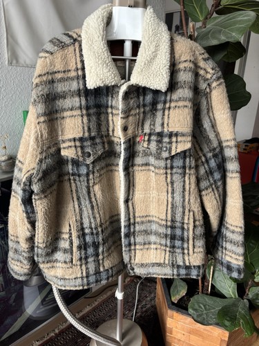 Levi trucker sherpa - sherpa, jacke