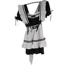 Anime French Maid Schürze, Lolita, Faschingskostüm, Cosplay Kostüm, pelzige Katz