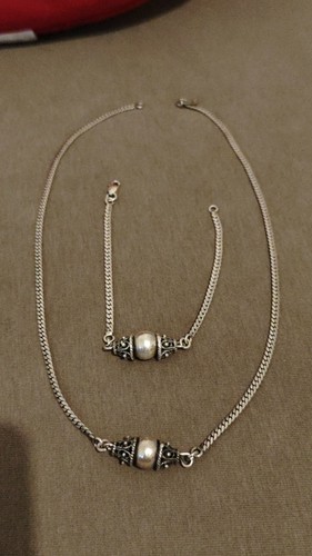 Halskette und armband set aus - armband,