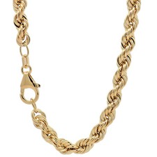 Goldkette kordelkette hohl - kordelkette,