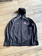 Eintracht Frankfurt Jacke Jako, Gr. L, schwarz, TOP !
