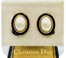 Dior Clip Ohrringe Gold