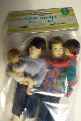 Biegepuppen familie mit - mit, 2