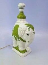 Tischlampe Elefant Lampe made in Italy Mid Century Keramik 38 cm hoch