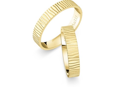 2x333 gold trauringe eheringe - trauringe,