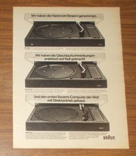 Seltene Werbung vintage BRAUN