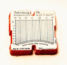 Motometer Diagrammpapiere f. Diesel - 40 bar 50 Stck.f.SchreiberNr.623.002.1001