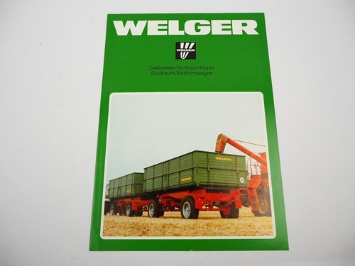 Original prospekt welger fk250 - original,