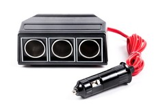 12V 24V 12A 3-Fach Steckdose