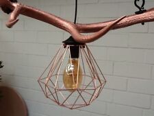 Hirschgeweih Kronleuchter Bronze Lampe Rustikal Design Deckenleuchte Retro