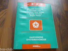 #J080 CHRYSLER CONCORDE LHS 1995 KAROSSERIE SYSTEM DIAGNOSE WERKSTATT HANDBUCH