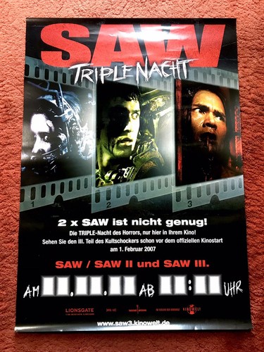 Saw triple nacht - triple,