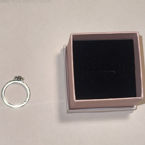 Ring silberfarben rosa - ring, silberfarben/rosa