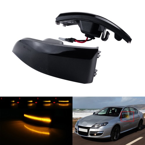 Schwarz spiegelblinker - 2x,