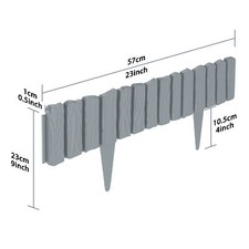2.3m 4.6m Gartenpalisade