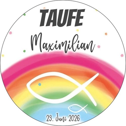 Taufe tortenaufleger party - taufe,