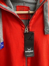 Sansibar Sylt Sweatjacke CLEAN, Red, S, 97% Baumwolle - NP 159€