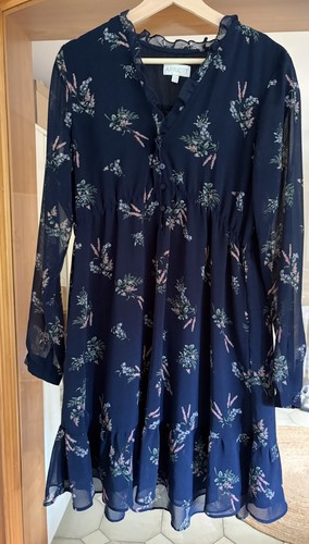 Kleid marke apricot - kleid/marke, apricot/blau/xl