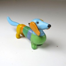 Schlüsselanhänger / Olympiade München 1972 / Dackel Waldi / Maskottchen