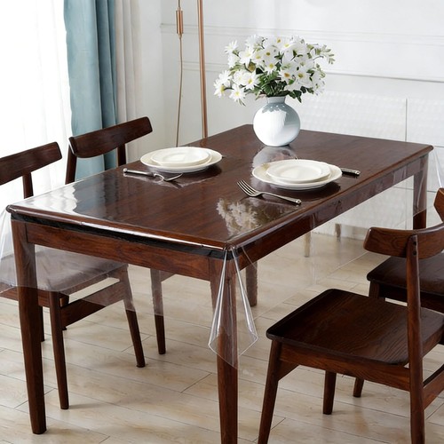 Transparente tischdecke pvc - transparente,