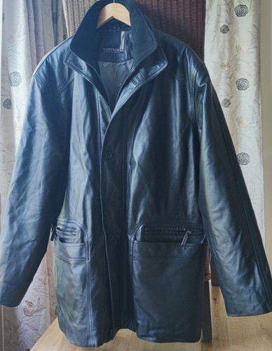 Leder jacke mantel - leder,