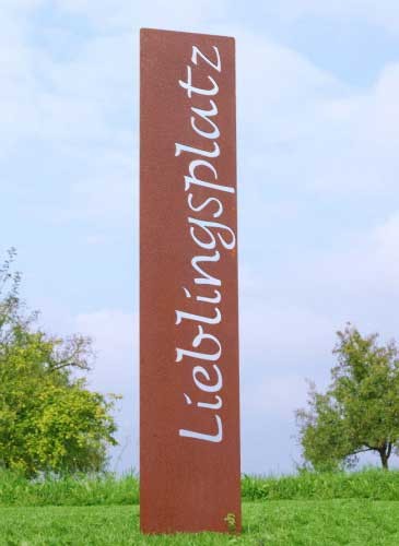 Garten stele edelrost - stele,