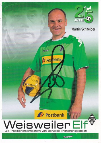 Autogramm martin schneider - autogramm,
